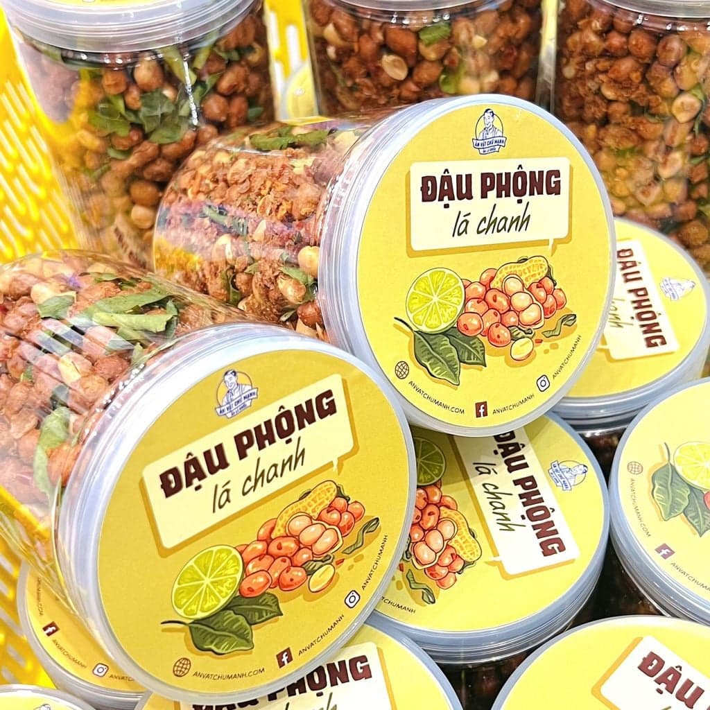 Đậu phộng lá chanh